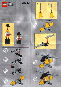 Handleiding Lego set 1360 Studios Regisseurshelikopter