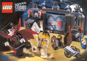 Handleiding Lego set 1381 Studios Grafkelder van de vampier