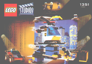 Manual Lego set 1351 Studios Movie backdrop studio