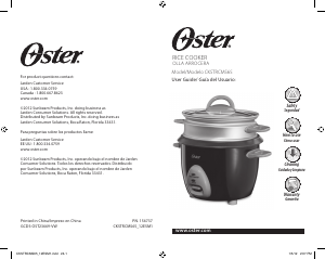 Manual Oster CKSTRCMS65 Rice Cooker
