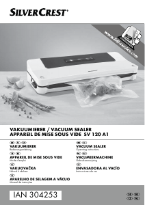 Manual de uso SilverCrest IAN 304253 Sellador de vacío