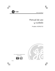 Manual de uso GE HGP6071E Horno