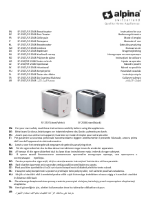 Bedienungsanleitung Alpina SF 2507 Toaster