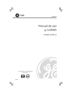 Manual de uso GE ACP611I Máquina de café
