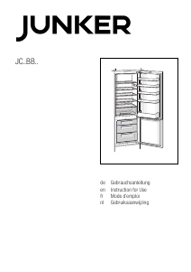 Mode d’emploi Junker JC70BB20 Réfrigérateur combiné