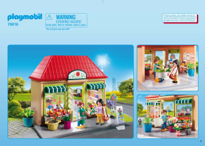 Brugsanvisning Playmobil set 70016 City Life Min blomsterbutik