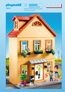 Manual Playmobil set 70014 City Life Casa da Cidade