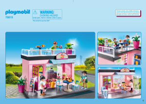 Manual Playmobil set 70015 City Life Café