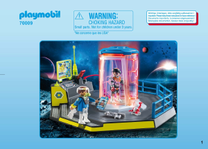 Manuale Playmobil set 70009 Adventure SuperSet Prigione Spaziale