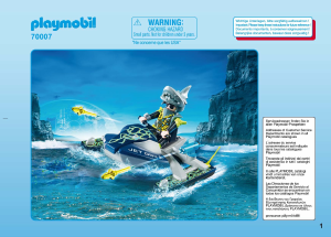 Manual Playmobil set 70007 Adventure Team S.H.A.R.K. rocket rafter