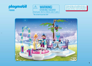 Manual de uso Playmobil set 70008 Fairy Tales SuperSet Baile Real