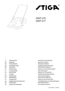 Brugsanvisning Stiga SWP 577 Fejemaskine