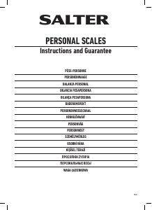 Brugsanvisning Salter 9068 WH3R Eco Personvægt