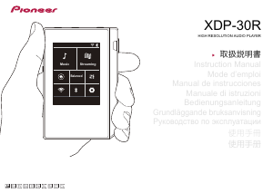 Manual de uso Pioneer XDP-30R Reproductor de Mp3