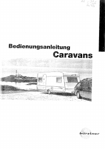 Bedienungsanleitung Bürstner Opale 1997 Caravan