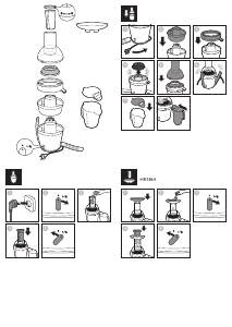 Manual Philips HR1854 Juicer