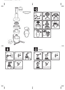 Manual Philips HR1853 Juicer