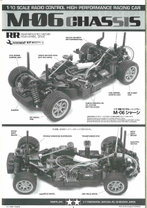 Manual Tamiya M-06 Radio Controlled Car