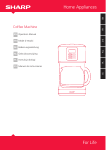 Manual Sharp SA-BC2002A Coffee Machine