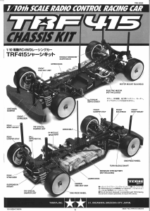 Manual Tamiya TRF415 Radio Controlled Car