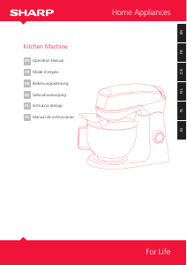 Manual de uso Sharp SA-FK3003A Batidora de pie