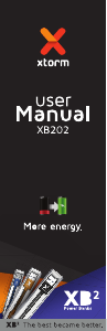 Manuál Xtorm XB202 Přenosná nabíječka