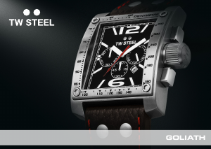 Manual de uso TW Steel TW107 Goliath Reloj de pulsera