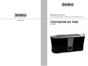 Manual de uso Thomas TH-123 Tostador