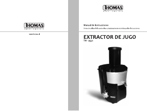 Manual de uso Thomas TH-2551 Licuadora