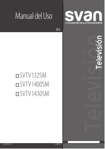 Manual de uso Svan SVTV1430SM Televisor de LED