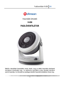 Használati útmutató Rohnson R-858 Ventilátor