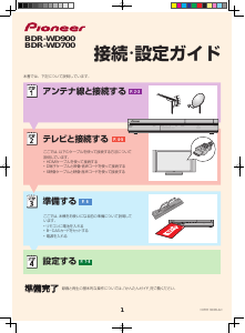 説明書 パイオニア BDR-WD900 ブルーレイプレイヤー