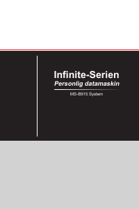 Brugsanvisning MSI Infinite 8th Stationær computer