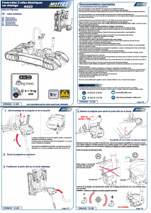 Manual Mottez A023P2ELEC Suporte de bicicletas