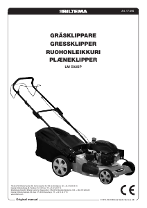 Bruksanvisning Biltema LM 502SP Gräsklippare