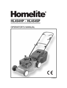 Manual Homelite HL454HP Lawn Mower