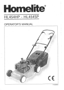 Manual Homelite HL454SP Lawn Mower