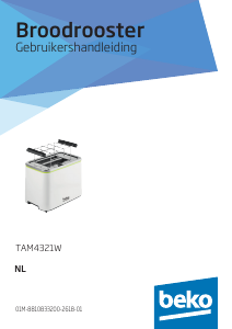 Handleiding BEKO TAM4321W Broodrooster