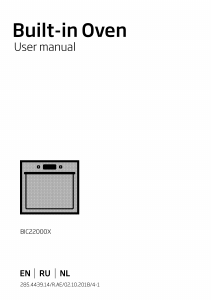 Handleiding BEKO BIC22000X Oven