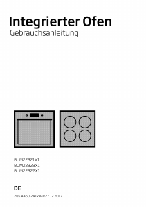 Bedienungsanleitung BEKO BUM22322X1 Backofen