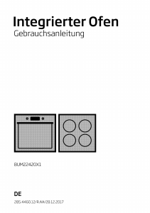 Bedienungsanleitung BEKO BUM22420X1 Backofen