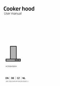 Bedienungsanleitung BEKO HCI91845BXH Dunstabzugshaube