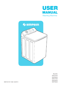Manual Simpson SWT6042 Washing Machine