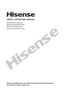 Manual Hisense WFHXE1270 Washing Machine