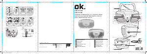 Kullanım kılavuzu OK ORC 311-PK Stereo müzik seti