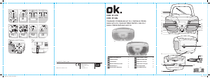 Bedienungsanleitung OK ORC 311-BL Stereoanlage