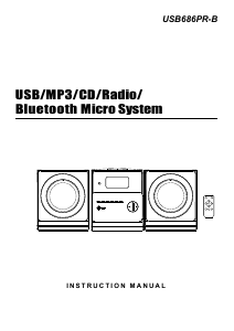 Handleiding OK OMH 450BT-B Stereoset