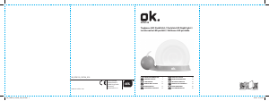 Manual de uso OK OPN 100 Lámpara