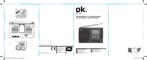 Mode d’emploi OK ORF 210 Radio