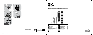 Manual de uso OK OHT 103 Cortapelos